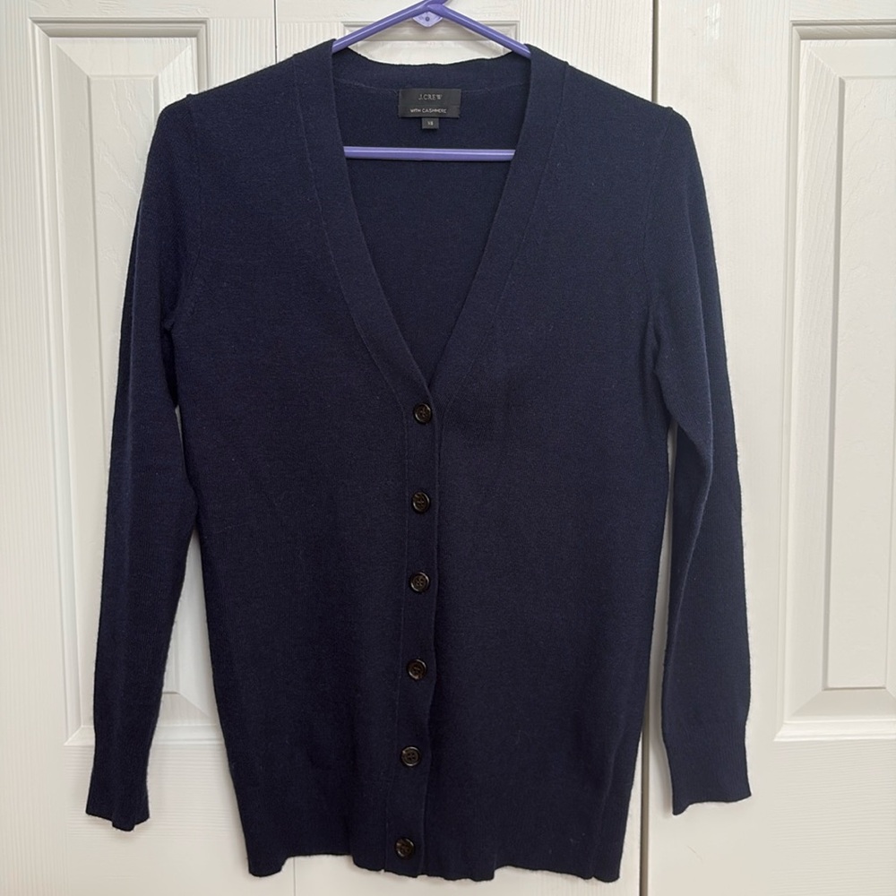 J. Crew wool and cashmere cardigan
